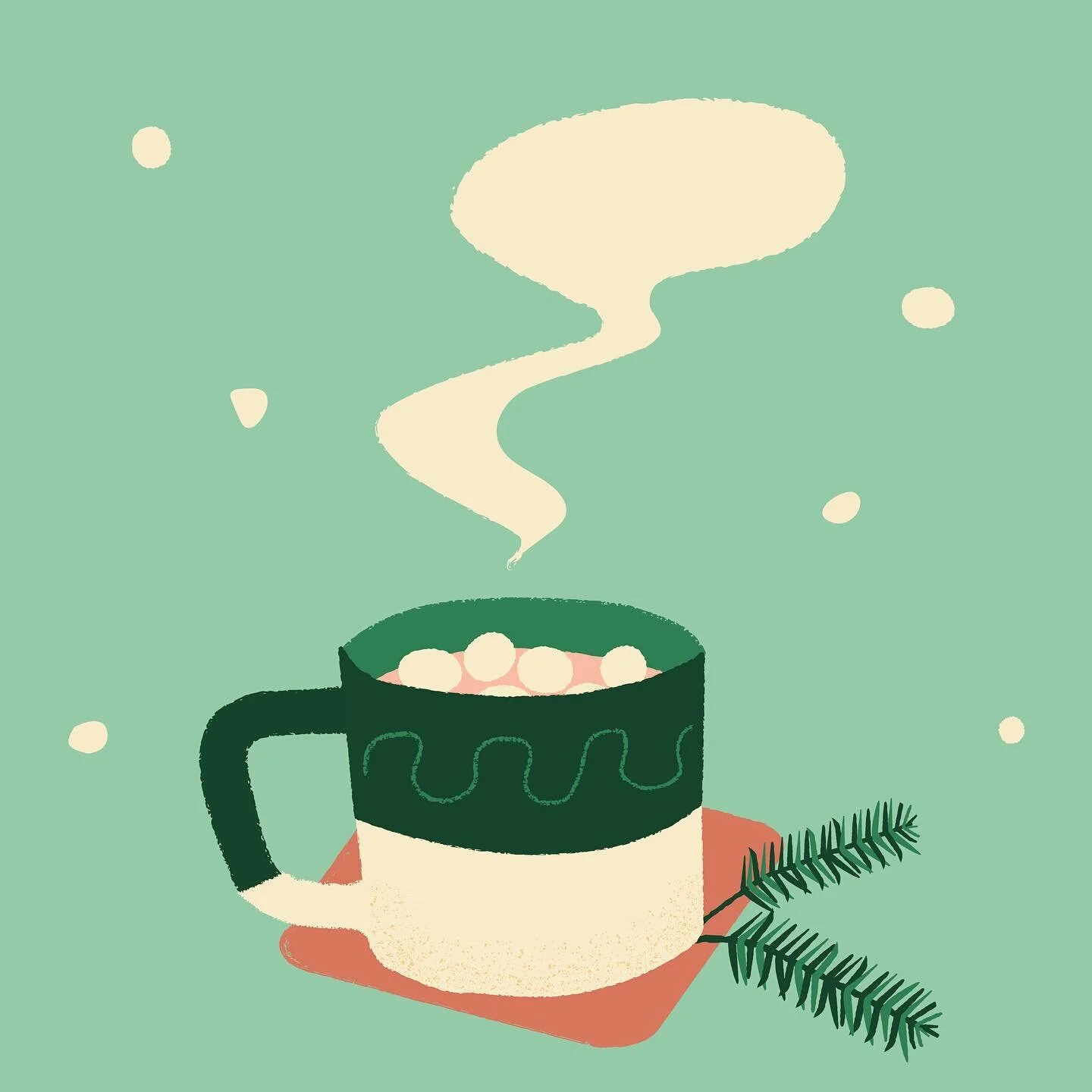 Coming out of my cave to drop this festive cocoa for the *almost* end of a wild ride of a year. I&rsquo;ve been reaching for nostalgic, comforting foods lately and cocoa has been one of em. Whatever gets you through! Also shout out to @marycarrollcer