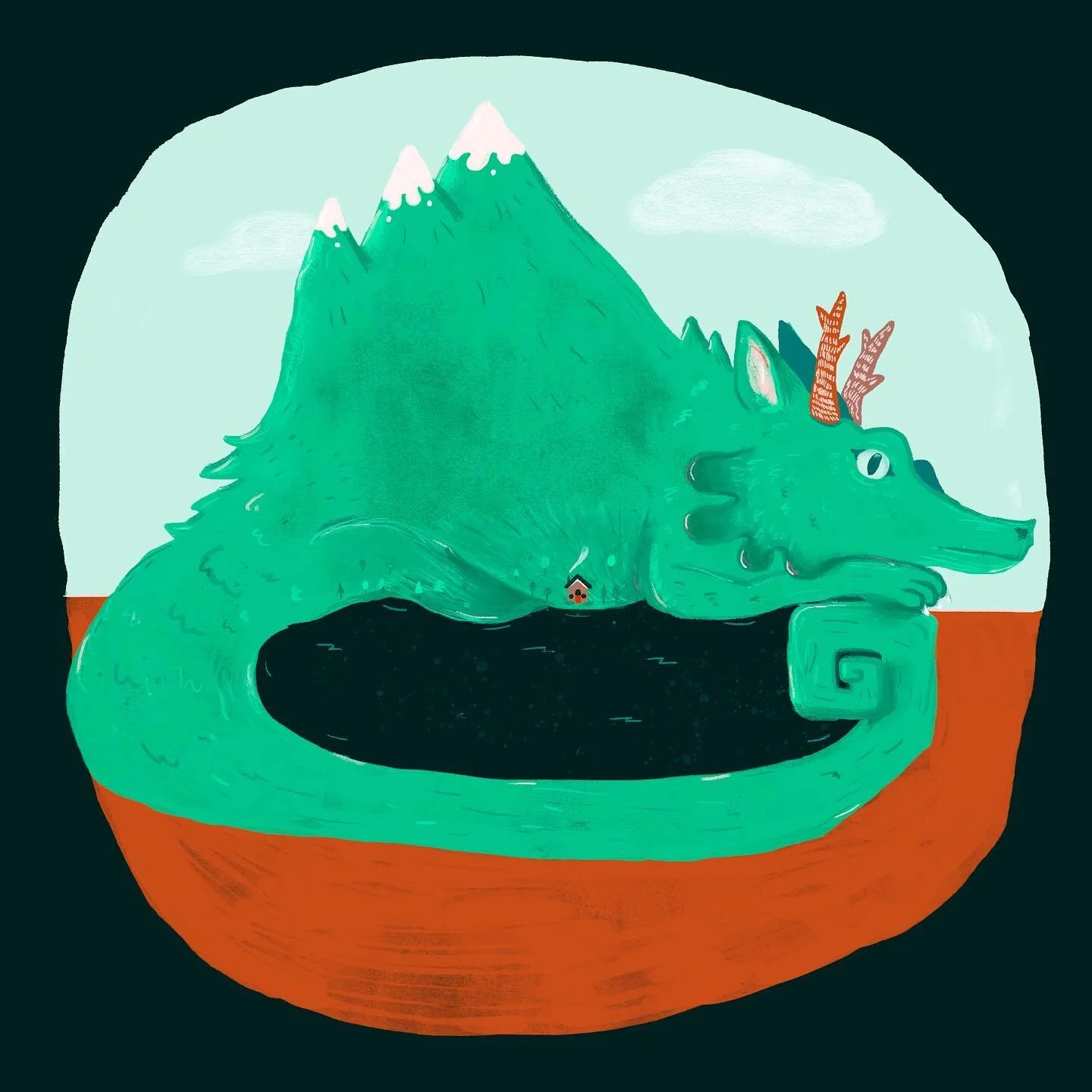 Everything is weird and I&rsquo;ve been pretty quiet on the ol&rsquo; gram. So howdy friend, good to see ya! 👋 

I&rsquo;m just feeling real grateful I had an excuse to make this mountainous monster for our upcoming @artistsoffthepage online show! T