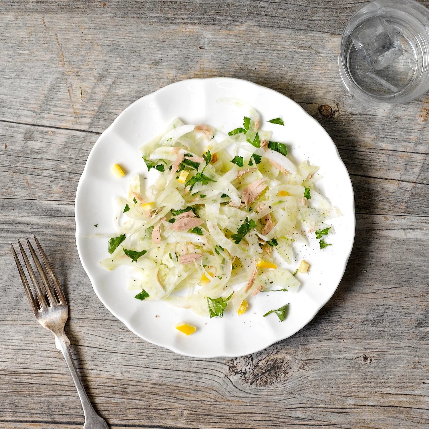 Shaved Fennel With Cole S Jarred Tuna In Spring Water With Preserved Lemon Cole S