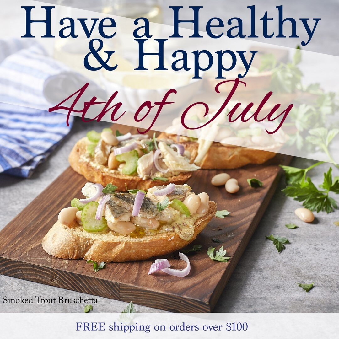 We hope you &amp; your family have a Healthy &amp; Happy 4th of July! If you're looking for that last minute recipe to take to the cookout, try our easy &amp; delicious Smoked Trout Bruschetta! Link in the bio!⠀⠀⠀⠀⠀⠀⠀⠀⠀
:⠀⠀⠀⠀⠀⠀⠀⠀⠀
:⠀⠀⠀⠀⠀⠀⠀⠀⠀
:⠀⠀⠀⠀⠀⠀⠀