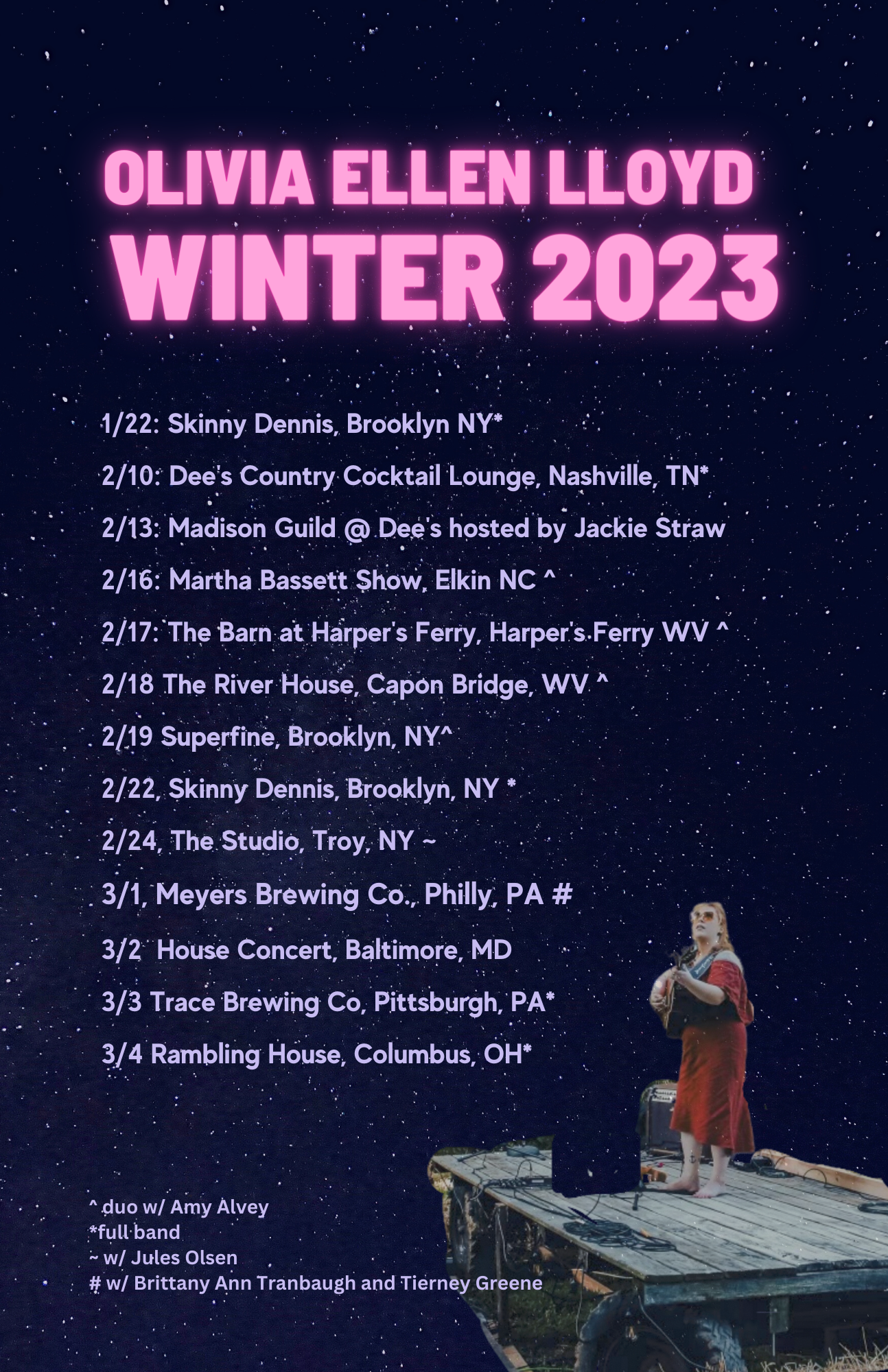 Tour Art Olivia Ellen Lloyd Tour Art Olivia Ellen Lloyd