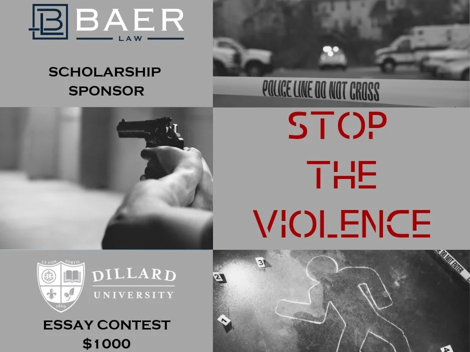 SCHOLARSHIP: Stop the Violence - Dillard University Book Scholarship