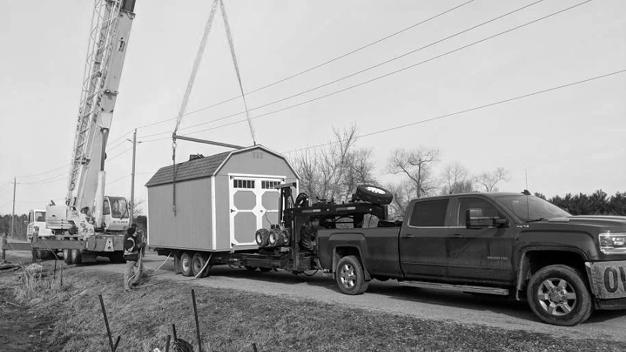 Delivery & Installation — THE RED SHED CO.