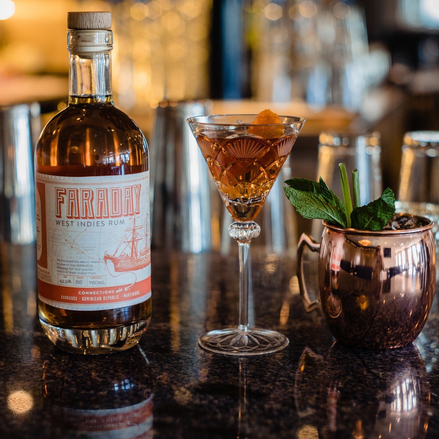 Sugar Hill Manhattan and a West Indies Mule @tinosnh go to https://faradayrum.com for recipes
#craftcocktails #classiccocktails #manhattancocktail #rumdrinks #tipunch #rumronrhum #boatdrinks #westindies