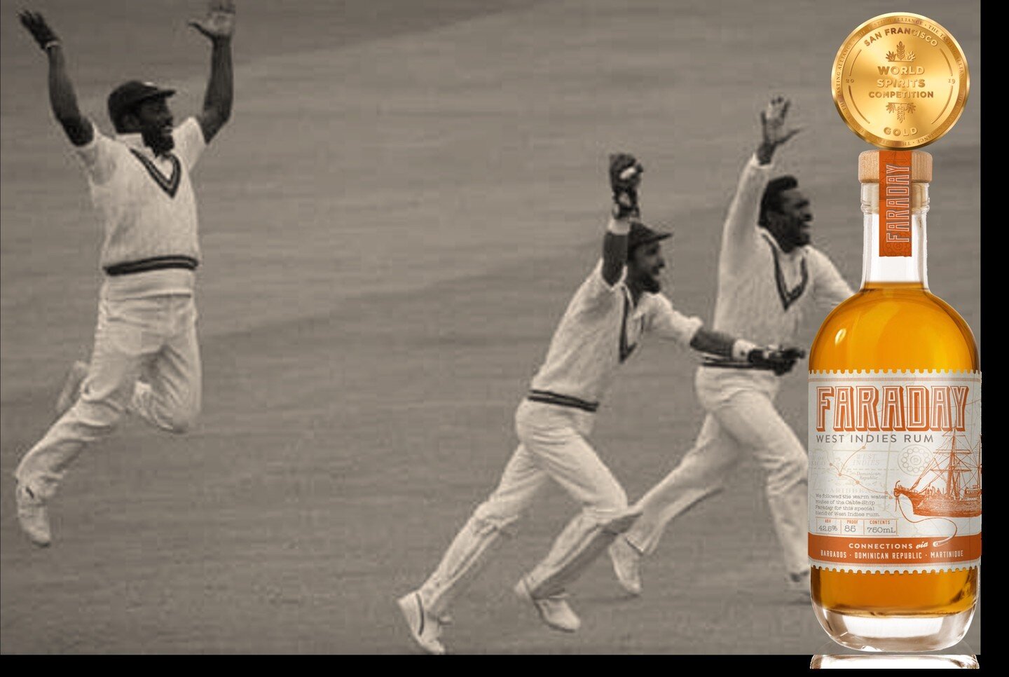 They have Faraday at the drinks cart!
#rum #rumkitchen #barbadosrum #rhum #rumlovers #rumdrinks #rumandcricket #westindies