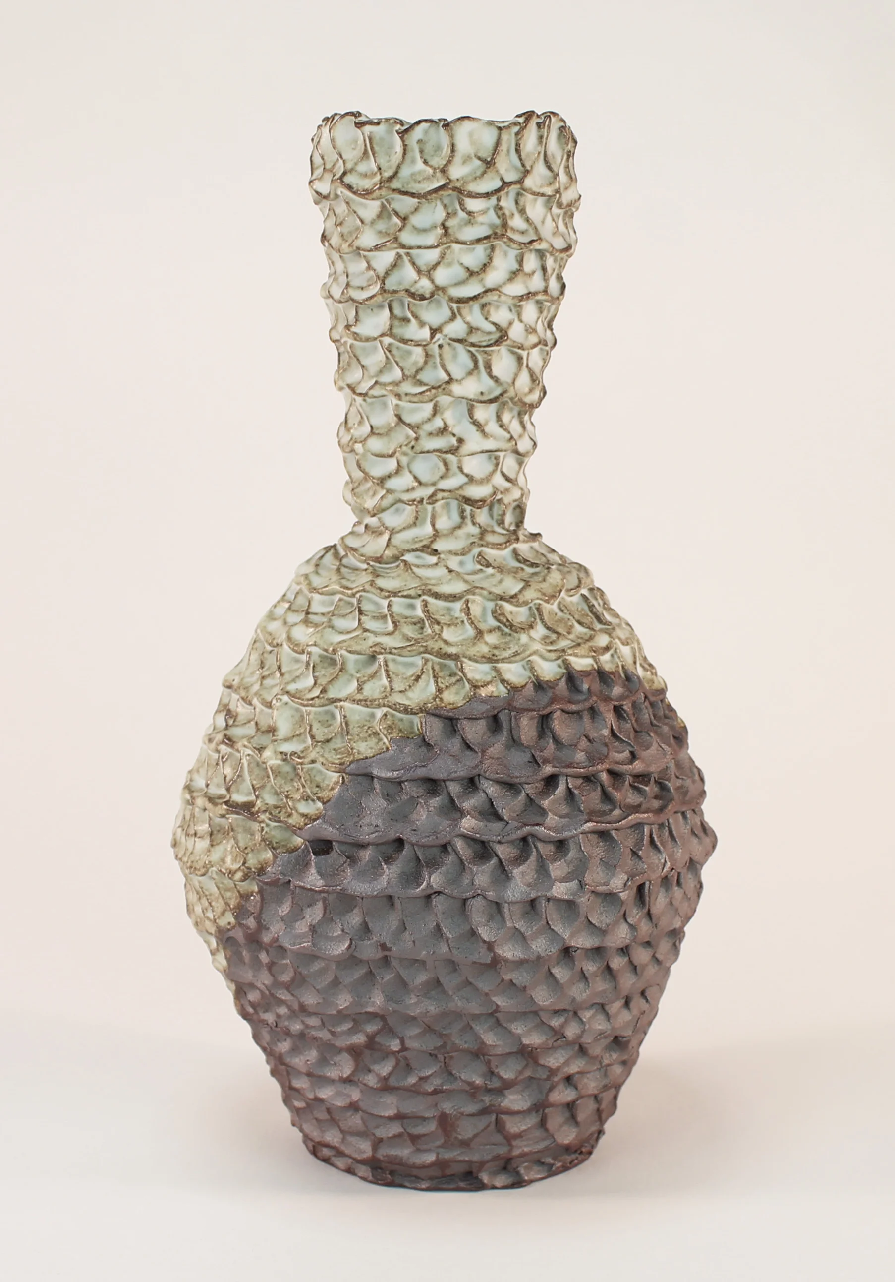   “Corona”  2019 Stoneware (10.5” x 5.5”) 