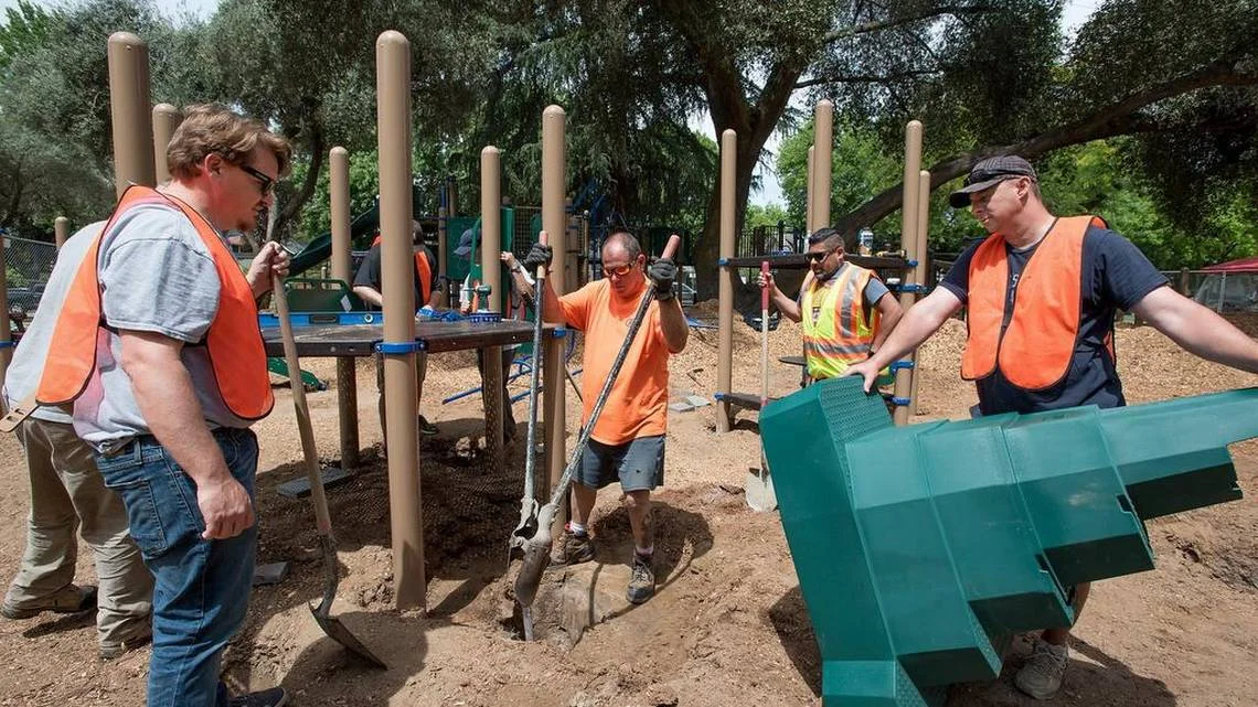 Graceada Park Playground Restoration Project and Musical Flowers