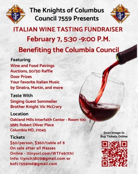 Italian Wine Tasting Fundraiser