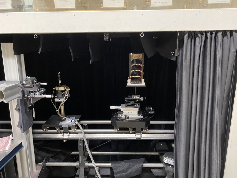 ProtoSat on the calibration stand