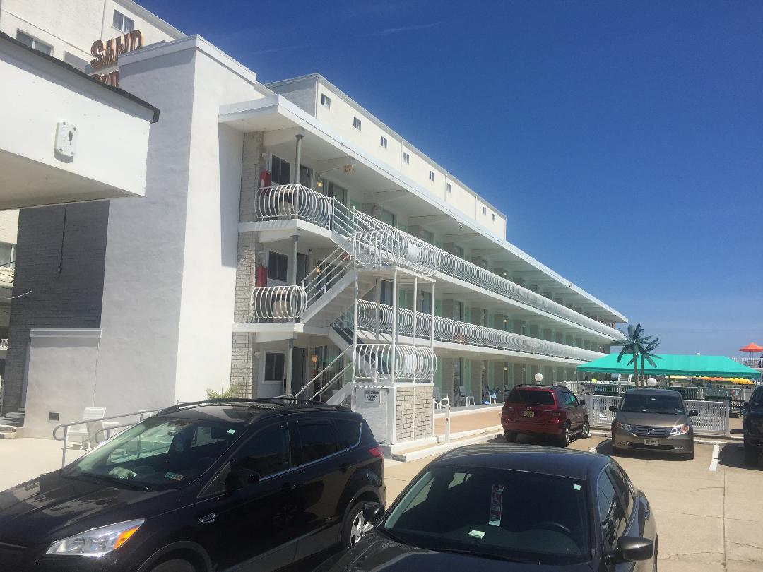 Sand Dune Motel facing eastward