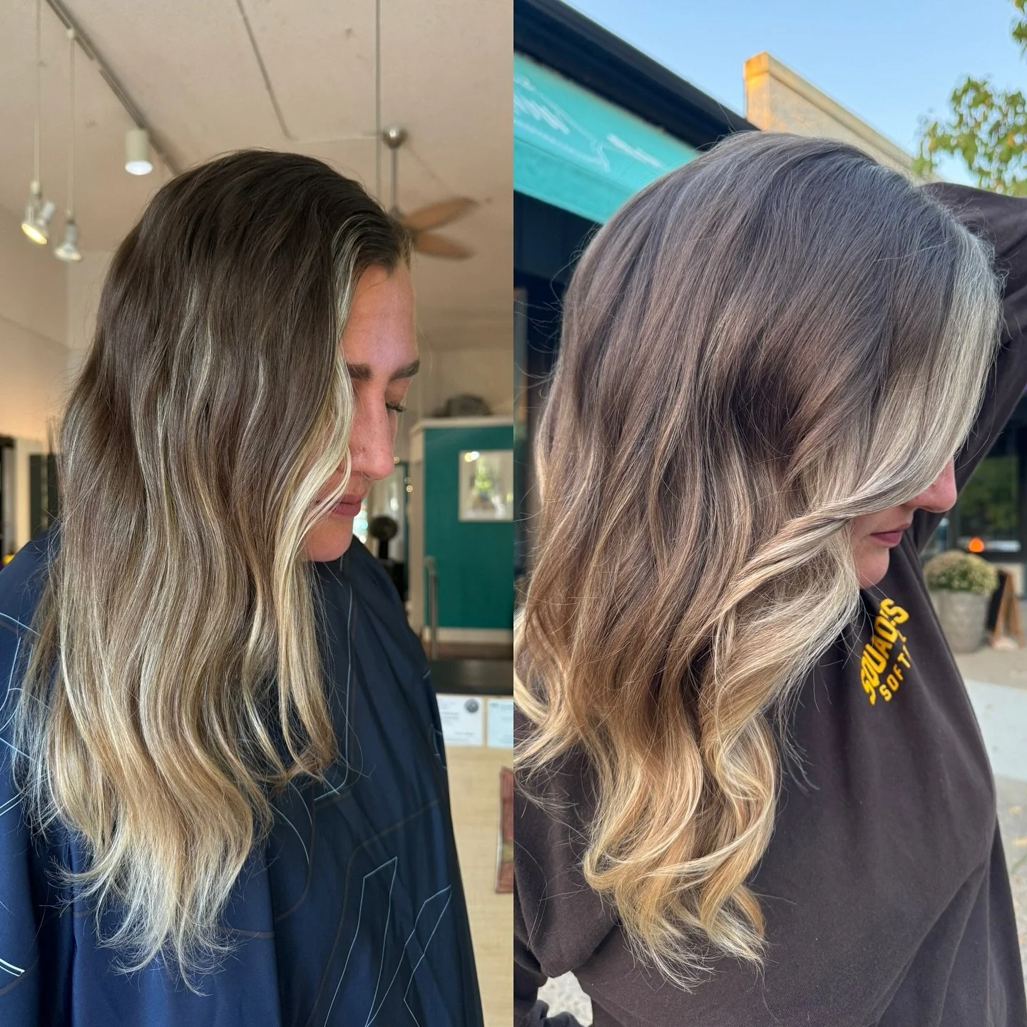 ✨ This incredible client is always such a joy to work with! She came in wanting to refresh just her money piece &mdash; a little thicker than last time &mdash; and keep that beautiful contrast between her bright blonde and natural base.

This color b