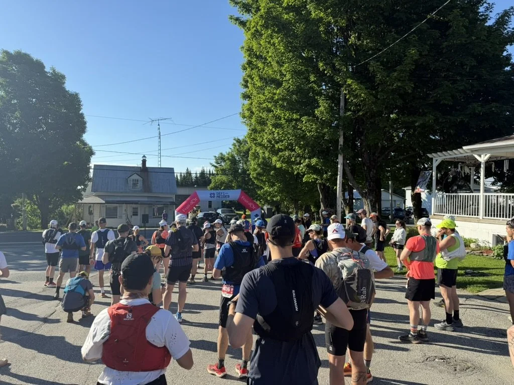 Right before the race started!