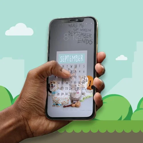 September Mobile Calendar