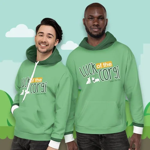 Luck of the Corgi Hoodie