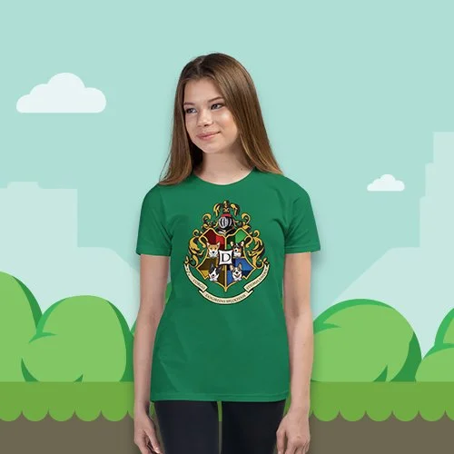 Kids Dogwarts Crest Shirt