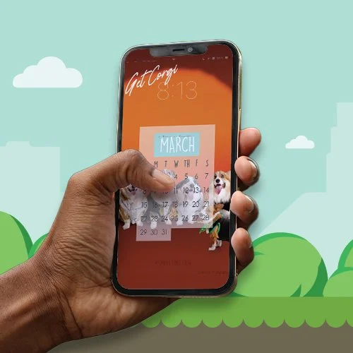 March Mobile Calendar