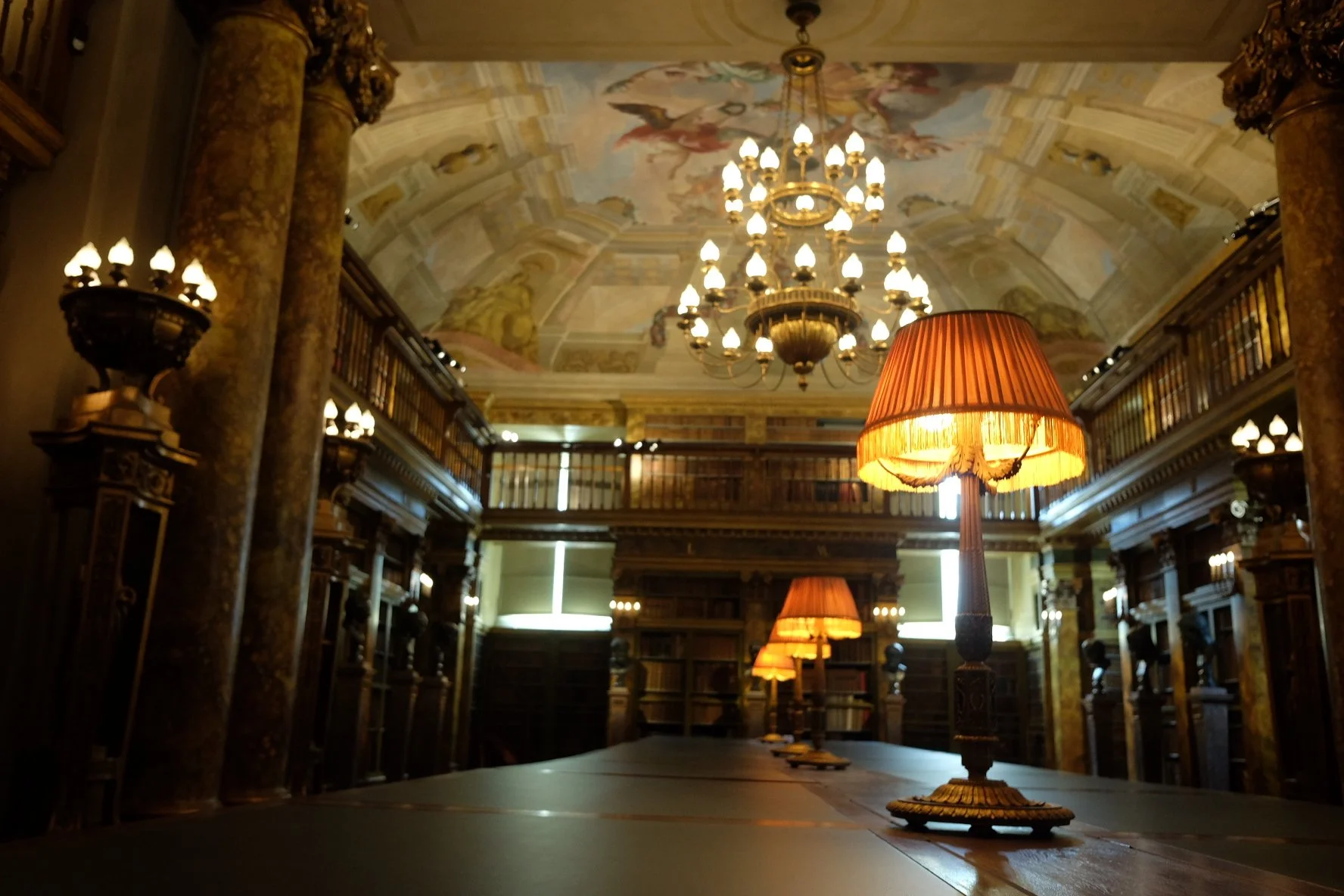 Library at Palais Liechstenstein, Vienna
