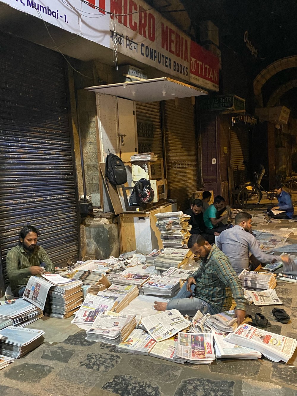 Mumbai Newspaper Sorters