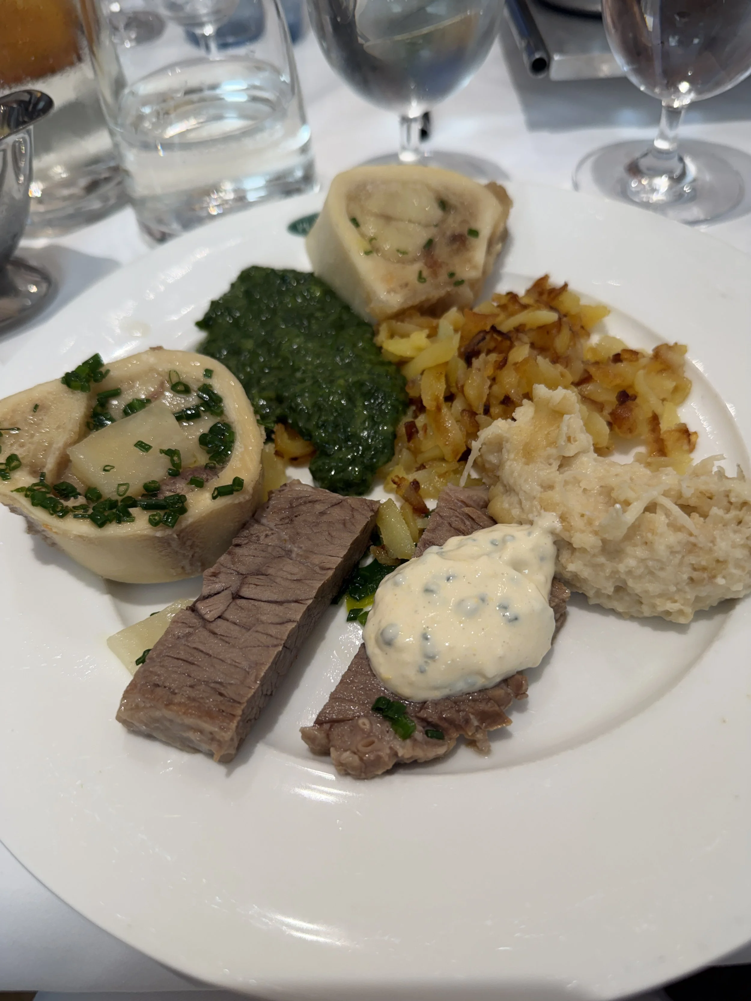 Tafelspitz plate with all the accoutrements