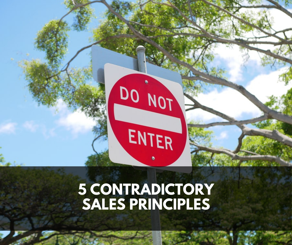5 Contradictory Sales Principles