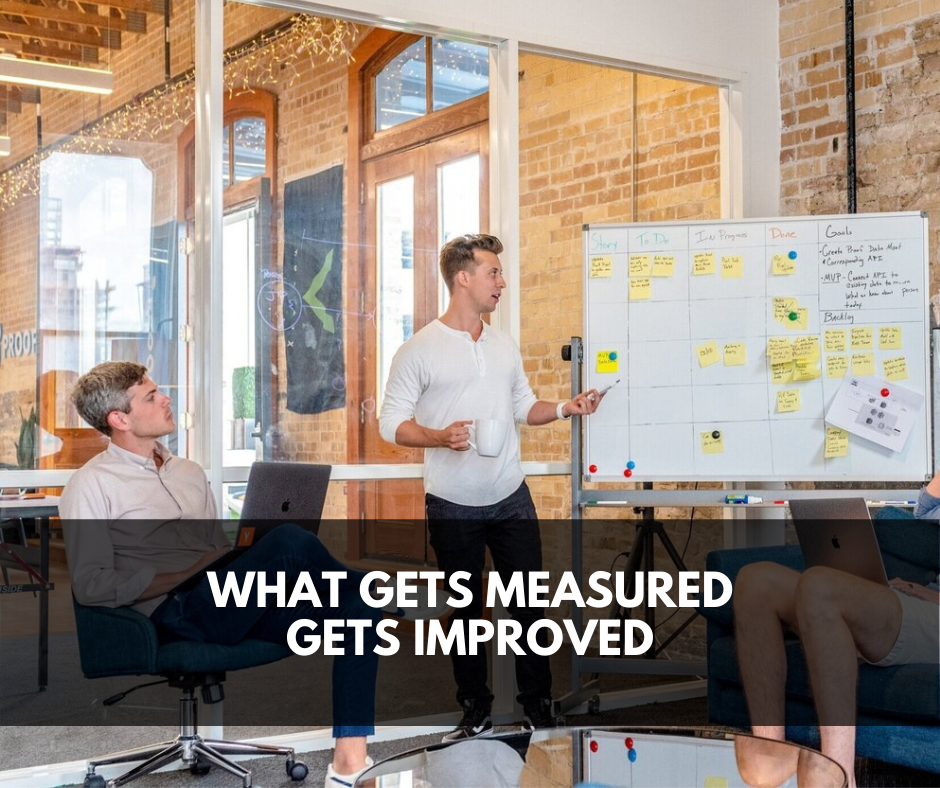What gets measured gets improved