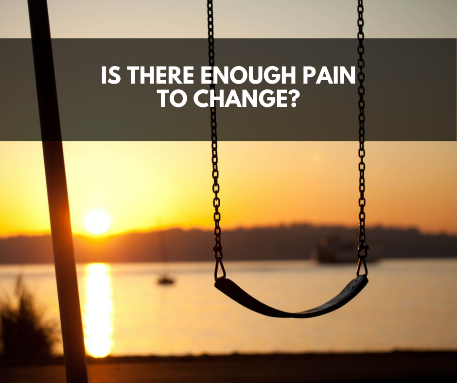 Is there enough pain to change?