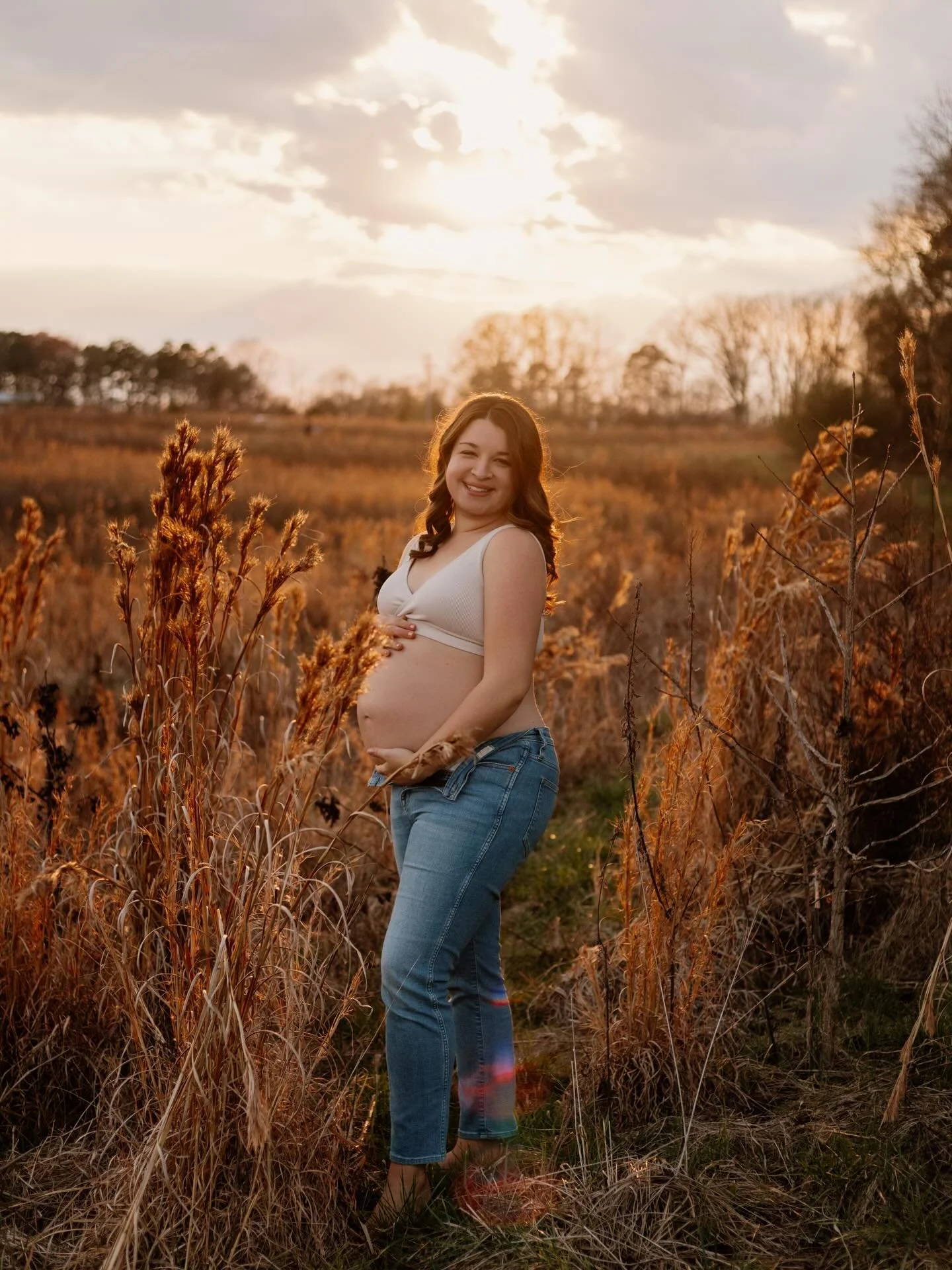 What a magical shoot! The sun, the glow, the love&mdash; everything. I am so honored to capture such special memories 💛
