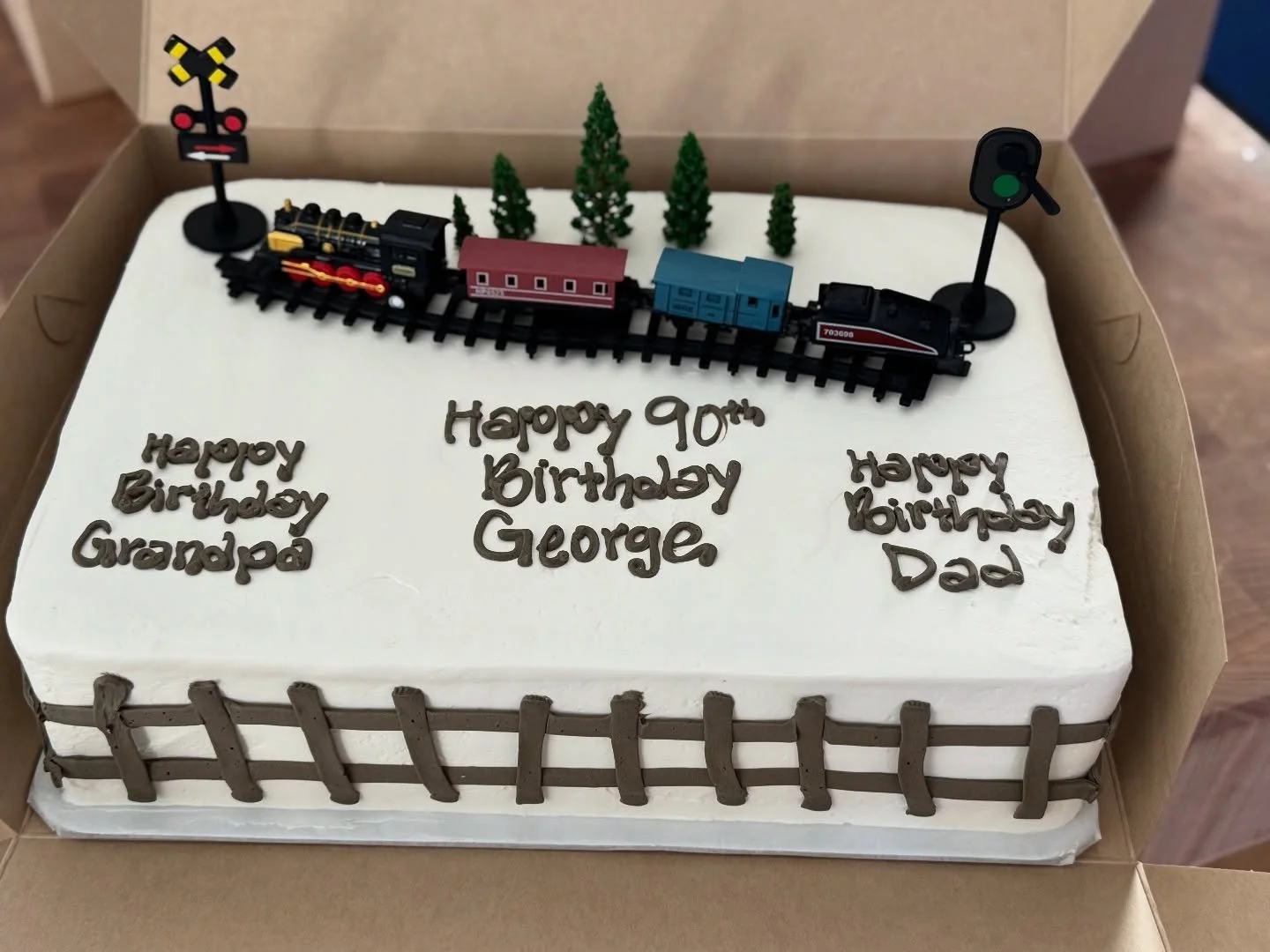 🚂 
.
.
.
.
.
#90 #90thbirthday #90thbirthdaycake #happybirthday #birthday #birthdaycakeideas #birthdaycake #birthdaycake🎂 #cake #cakes #cakesofinstagram #cakestagram #cakesofinsta #cakeideas #buttercream #buttercreamfrosting #supportlocal #supports