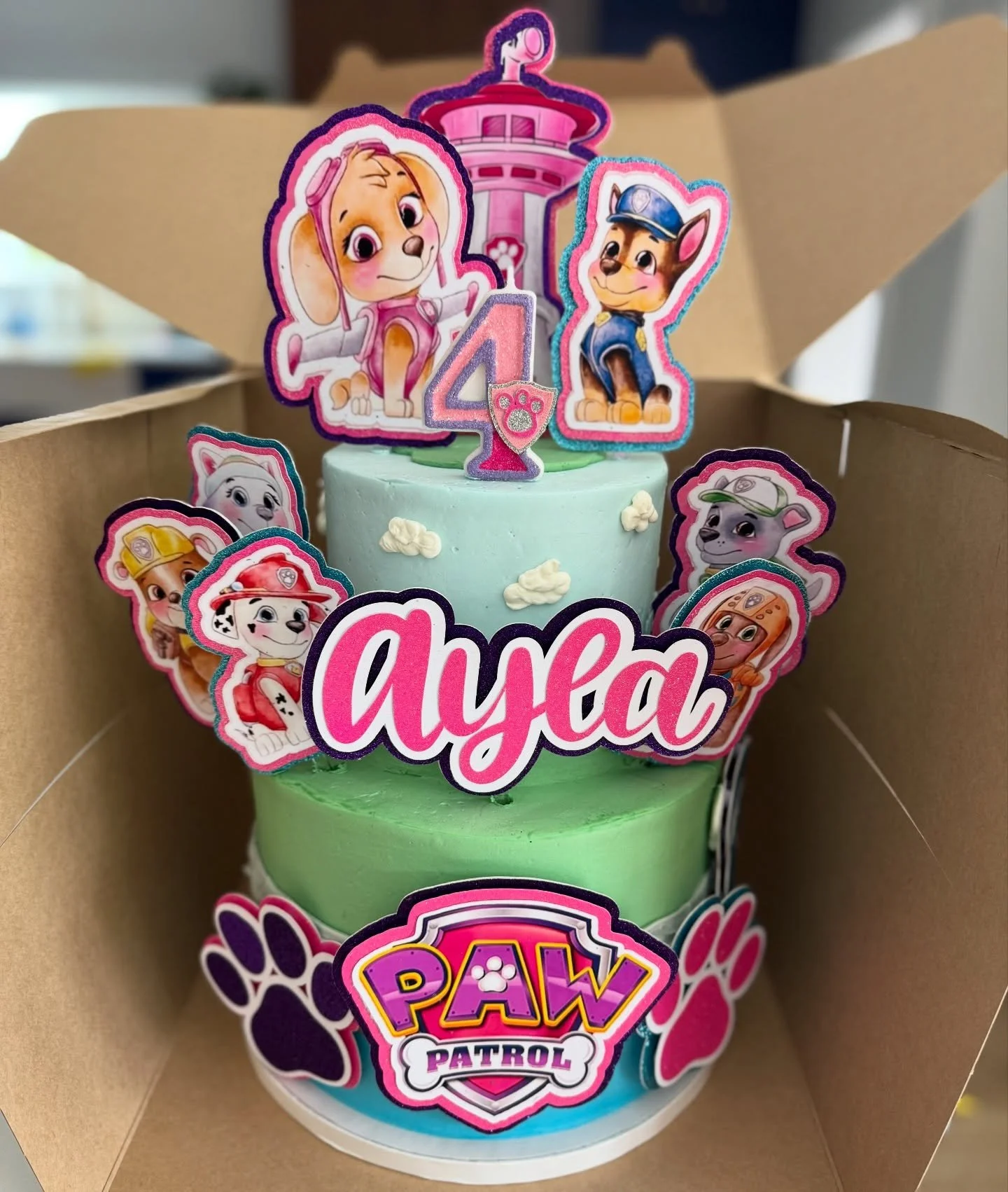 Ayla&rsquo;s Paw Patrol birthday! 
.
.
.
.
.
Cake decorations @crowncraftations 
#pawpatrolparty #pawpatrolcake #pawpatrol #cake #cakes #cakesofinstagram #cakestagram #cakesofinsta #cakesofig #cakeideas #cakedecorating #cakeofinstagram #4 #4thbirthda