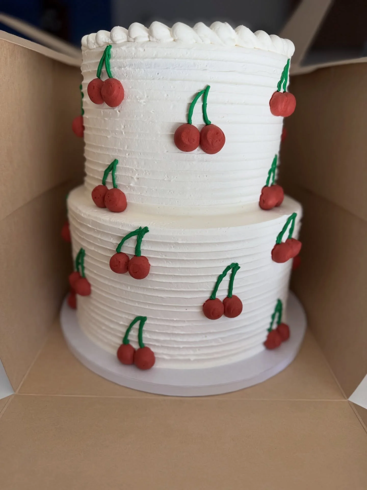 She&rsquo;s the Cherry on Top 🍒 
.
.
.
.
.
#babyshower #babyshowerideas #babyshowers #babyshowercake #babyshowercakes #cherryontop #cherryontop🍒 #cakes #cake #cakesofinstagram #cakestagram #cakesofinsta #cakesofig #cakeideas #cakedecoration #butter