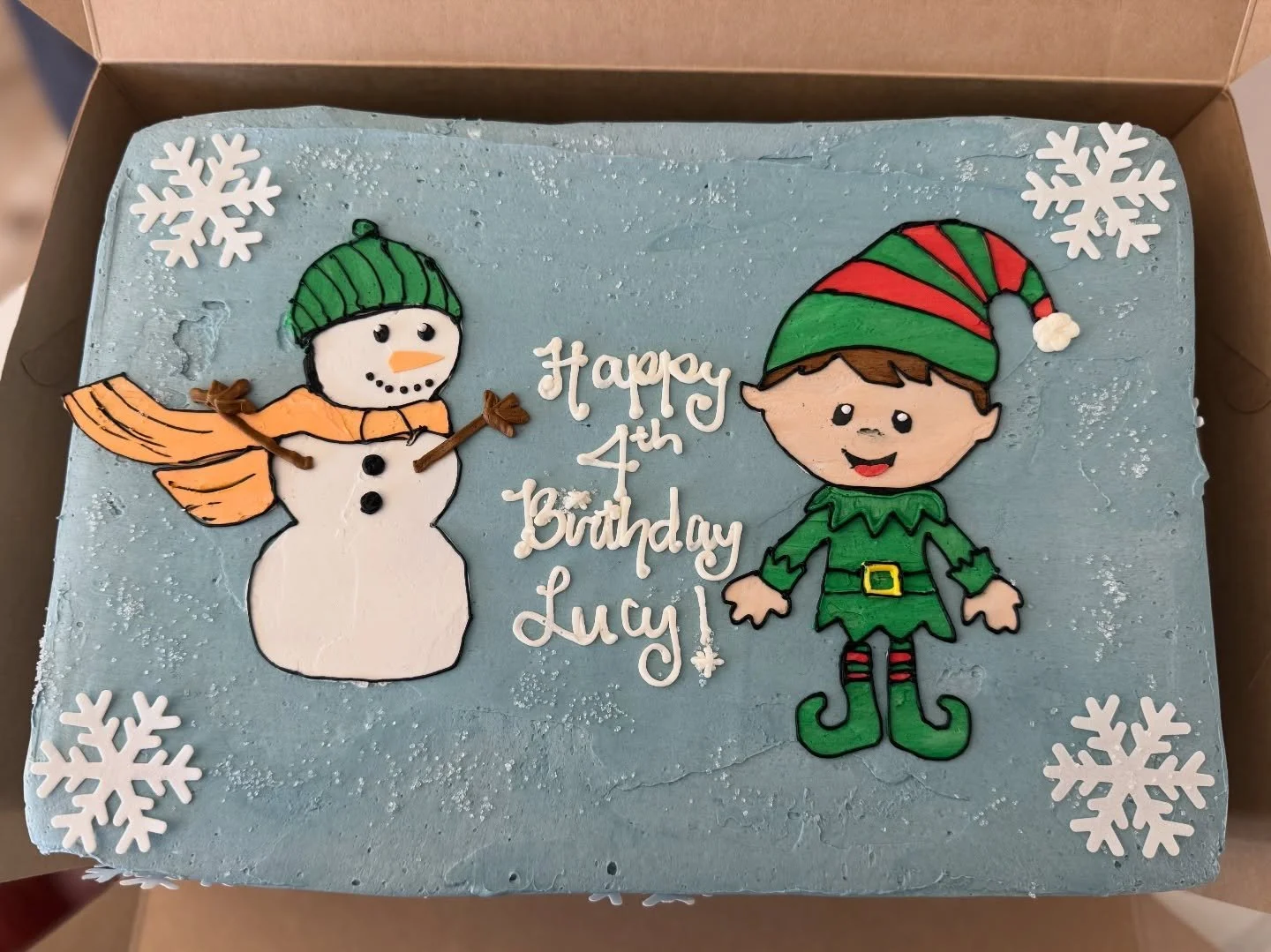 Lucy&rsquo;s 4th birthday cake request: snowman and elf!
.
.
.
.
.
#4 #4thbirthday #4thbirthday🎂 #4thbirthdaycake #snowman #elf #cakes #cake #cakesofinstagram #cakestagram #cakesofinsta #cakesofig #cakeideas #cakedecorating #cakeofinstagram #butterc