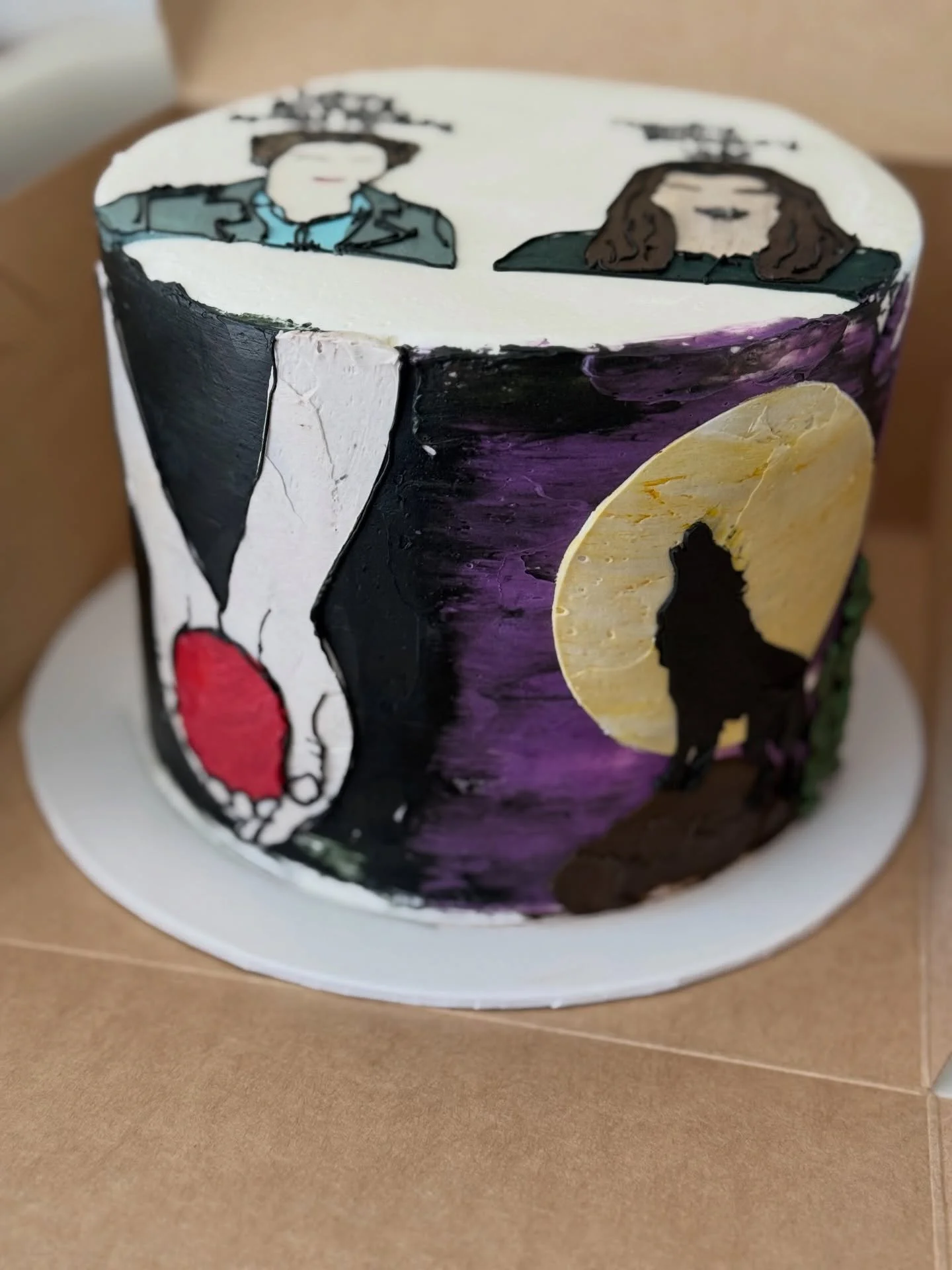 Twilight Tuesday 🐺 🍎 
.
.
.
.
.
#twilight #cake #buttercream #happybirthday #cakes