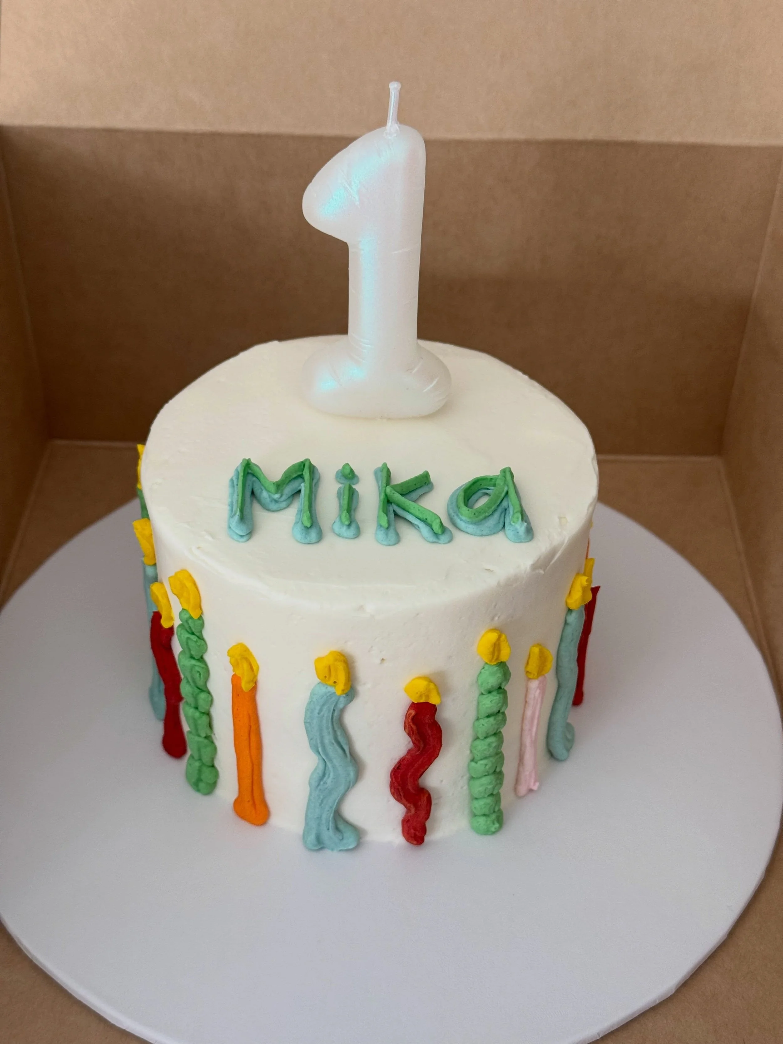 Mika&rsquo;s 1st Birthday 🎂 
.
.
.
.
.
#1stbirthday #smashcake #cake #buttercream #1