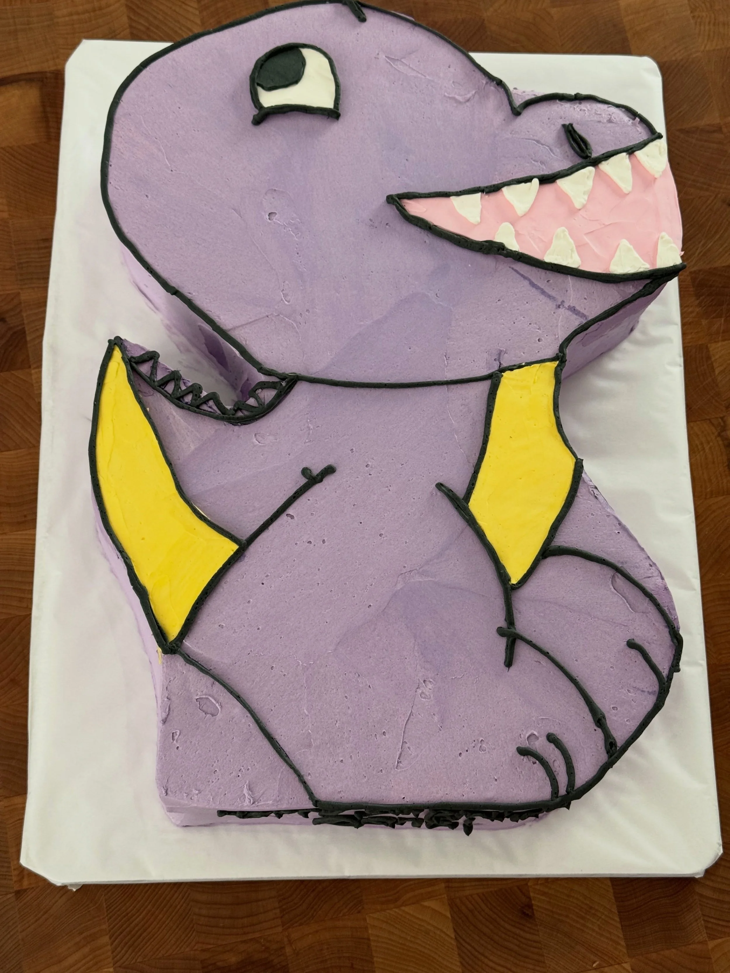 T-Rex Thursday 🦖
.
.
.
.
.
#trex #cake #buttercream #happybirthday #5