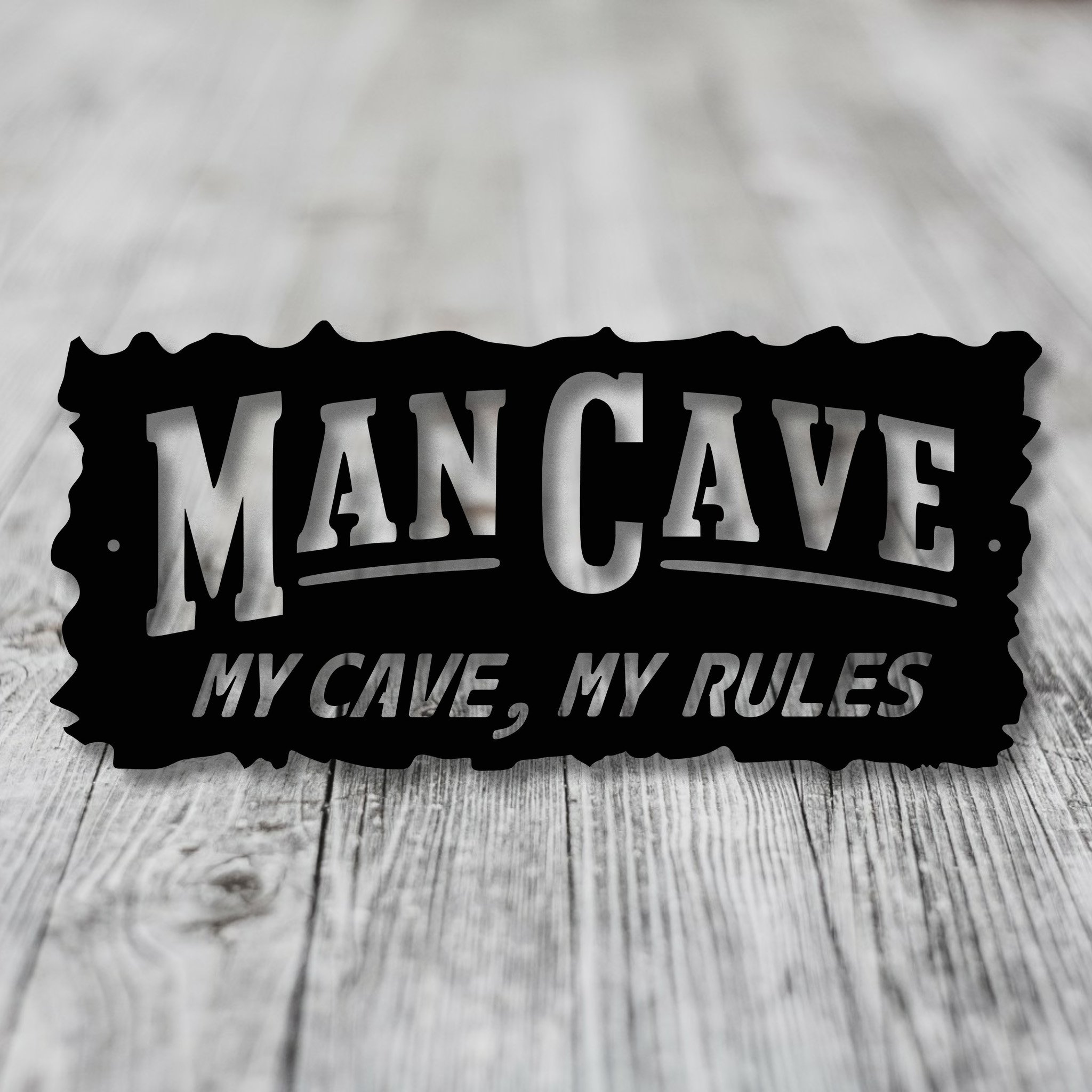 Man Cave My Cave My Rules Metal Art.jpg