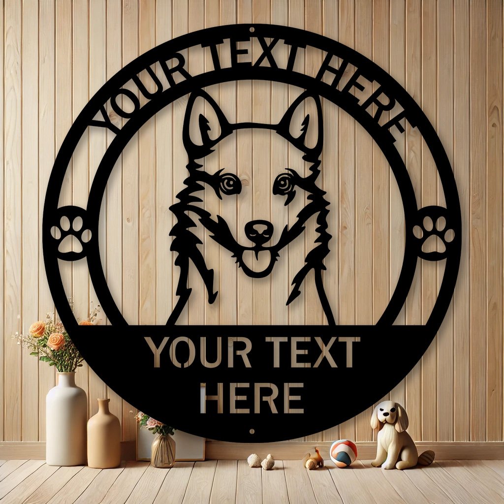Personalized Finnish Spitz Metal Sign | Custom Dog Breed Gifts