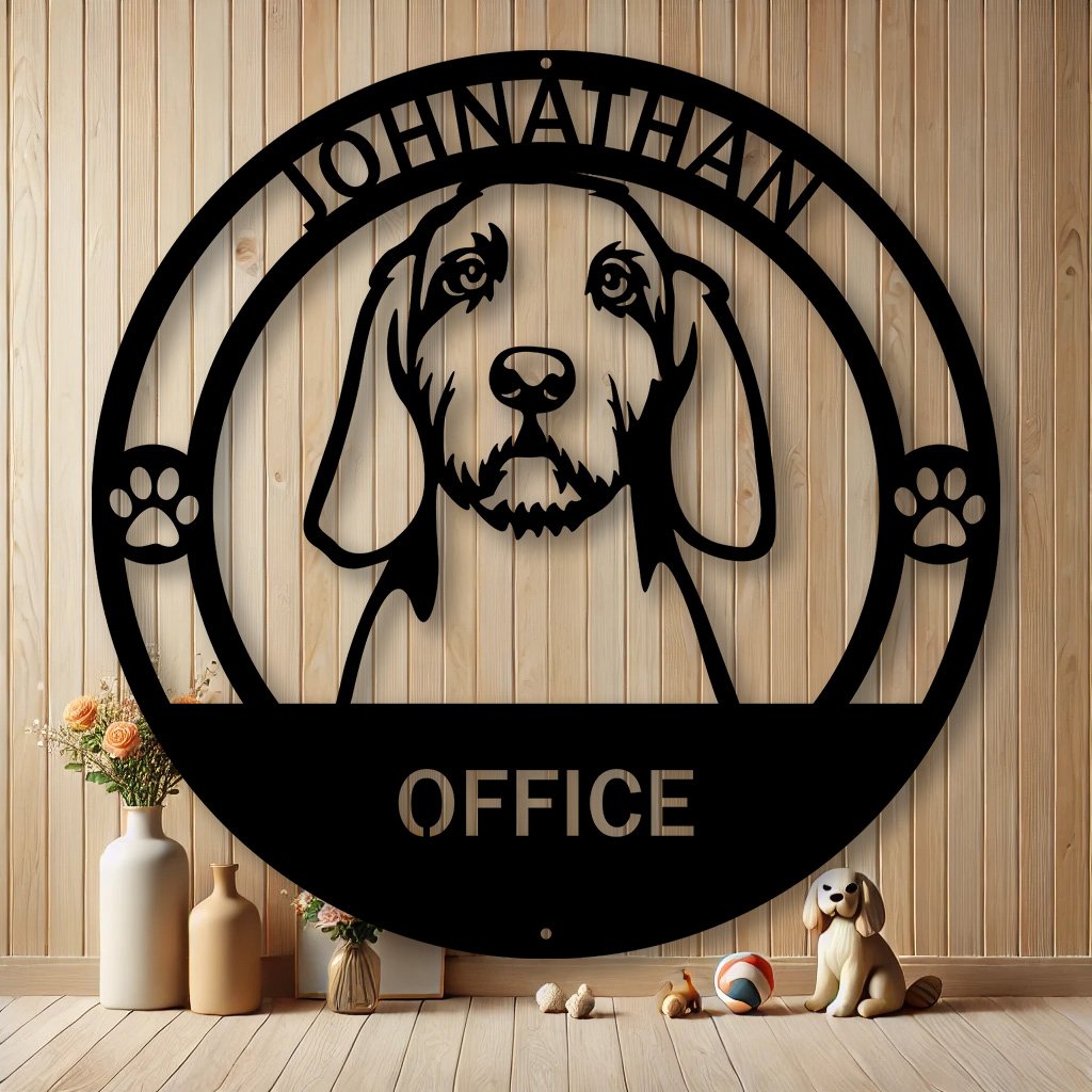 Personalized Wirehaired Vizsla Metal Sign | Custom Dog Breed Gifts