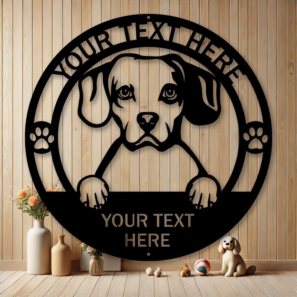 Personalized Cav-A-Jack Metal Sign | Custom Dog Breed Gifts