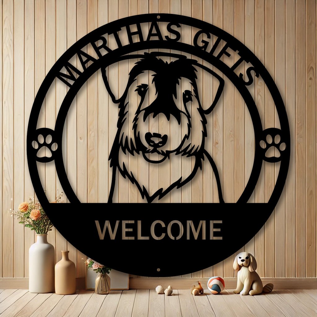 Personalized Sealyham Terrier Metal Sign | Custom Dog Breed Gifts