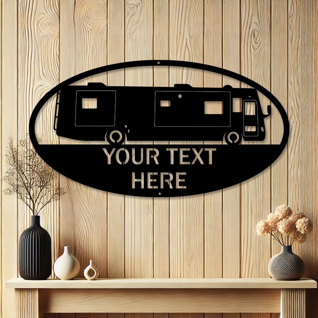 Custom Class A Motorhome Metal Sign | Personalized Camper Decor