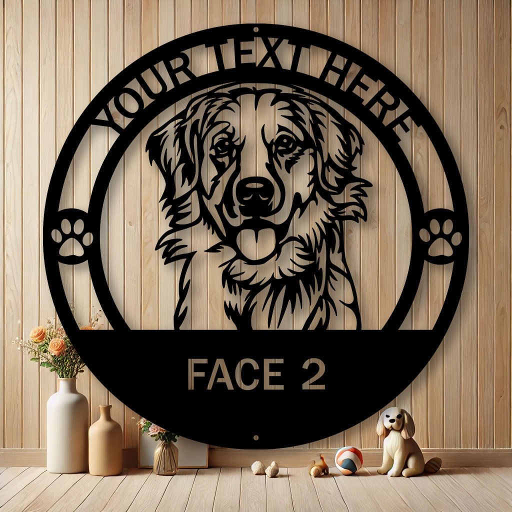 Personalized Labrador Retriever Metal Sign | Custom Dog Breed Gifts