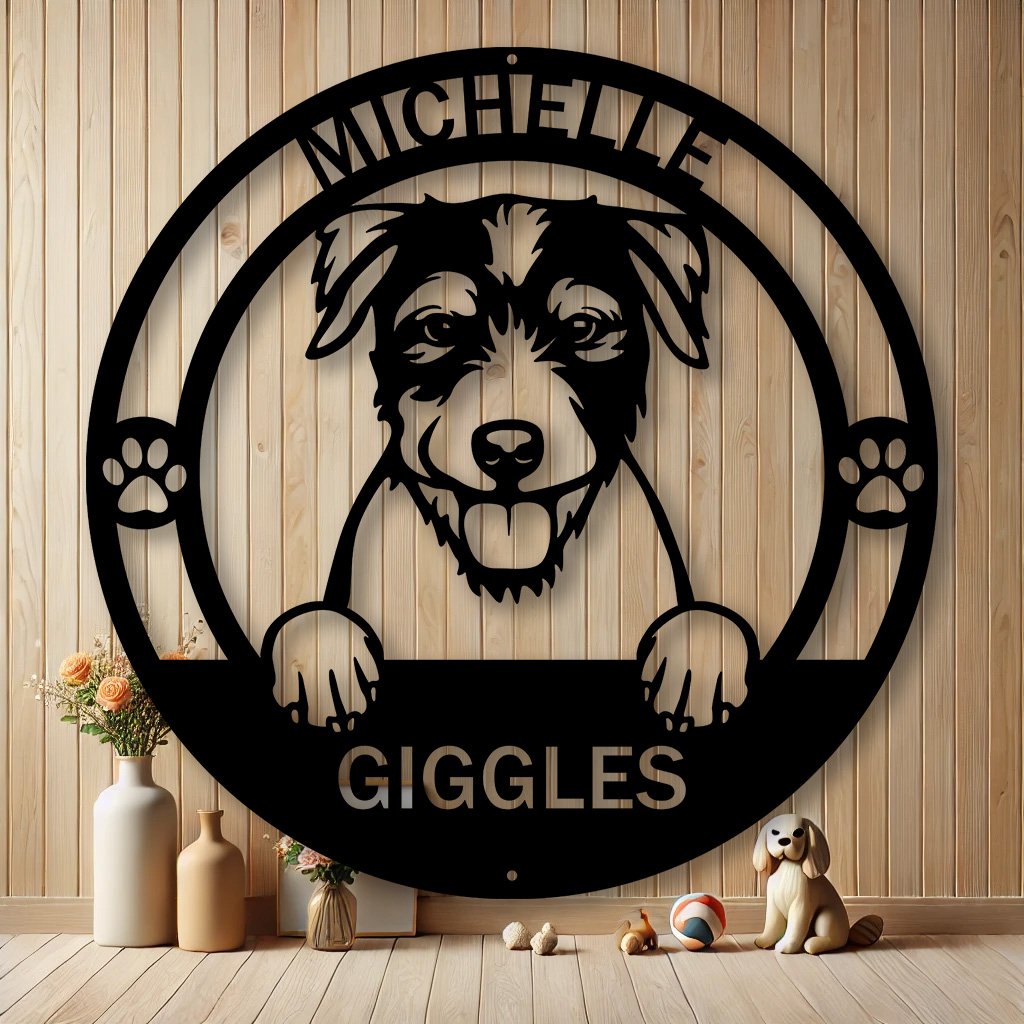 Personalized Parson Russell Terrier Metal Sign | Custom Dog Breed Gifts