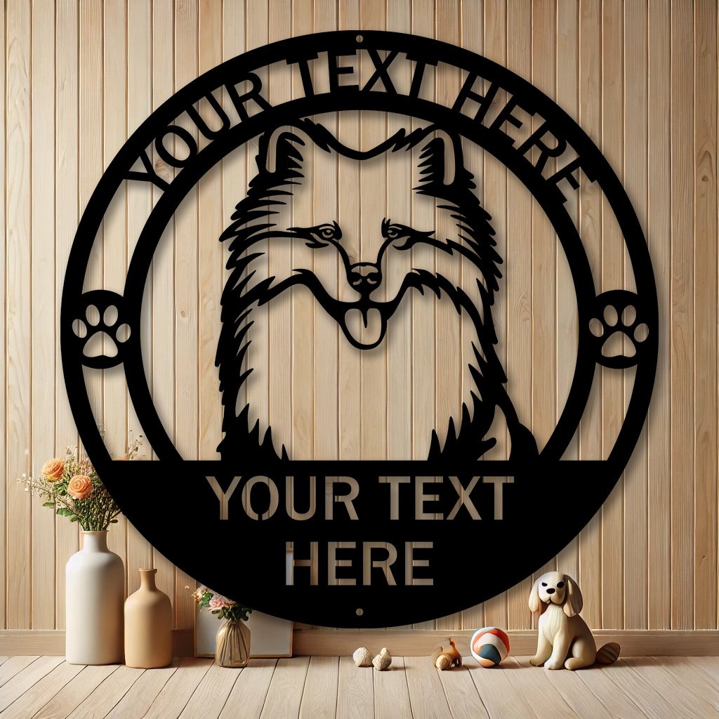Personalized Samoyed Dog Metal Sign | Custom Dog Breed Gifts