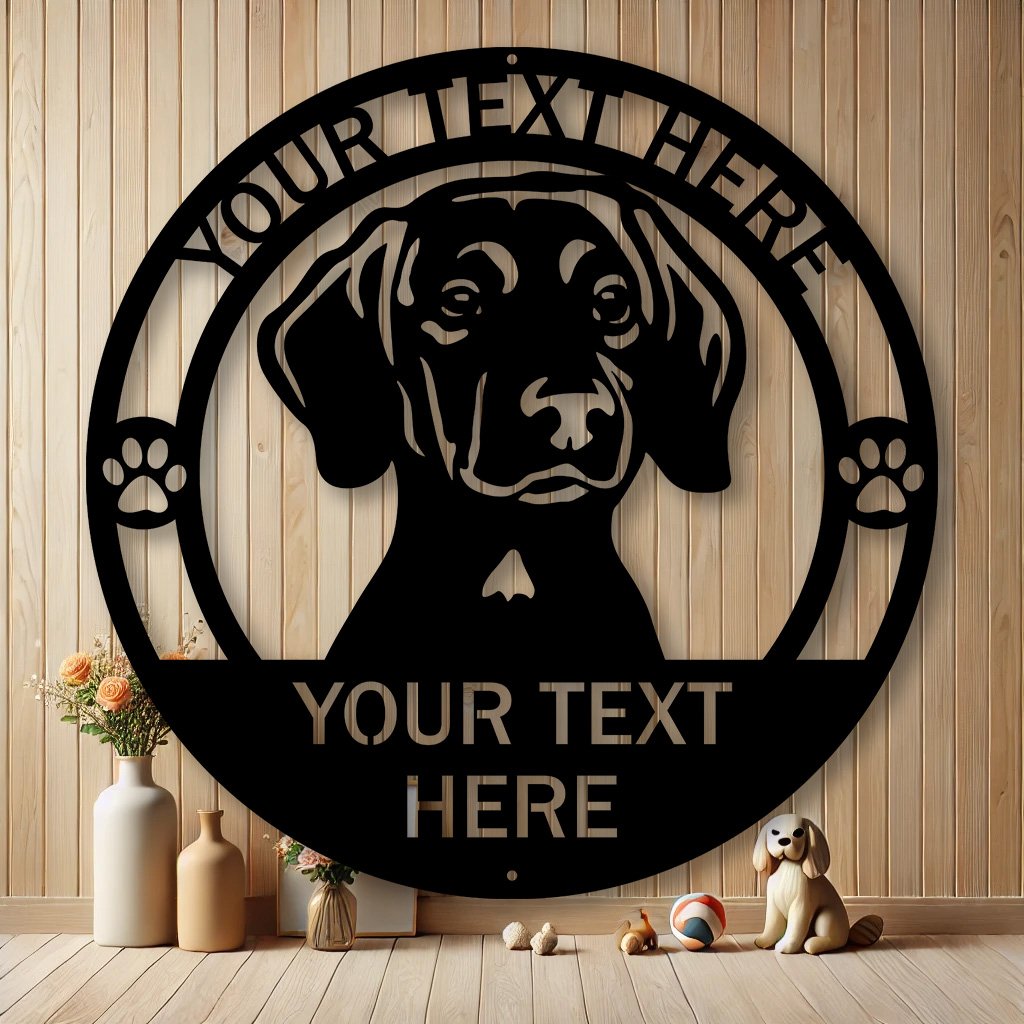 Personalized Plott Hound Metal Sign | Custom Dog Breed Gifts