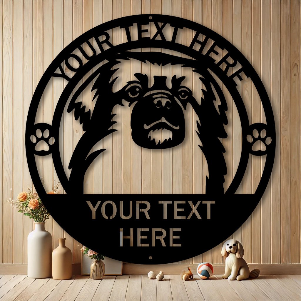 Personalized Tibetan Spaniel Metal Sign | Custom Dog Breed Gifts
