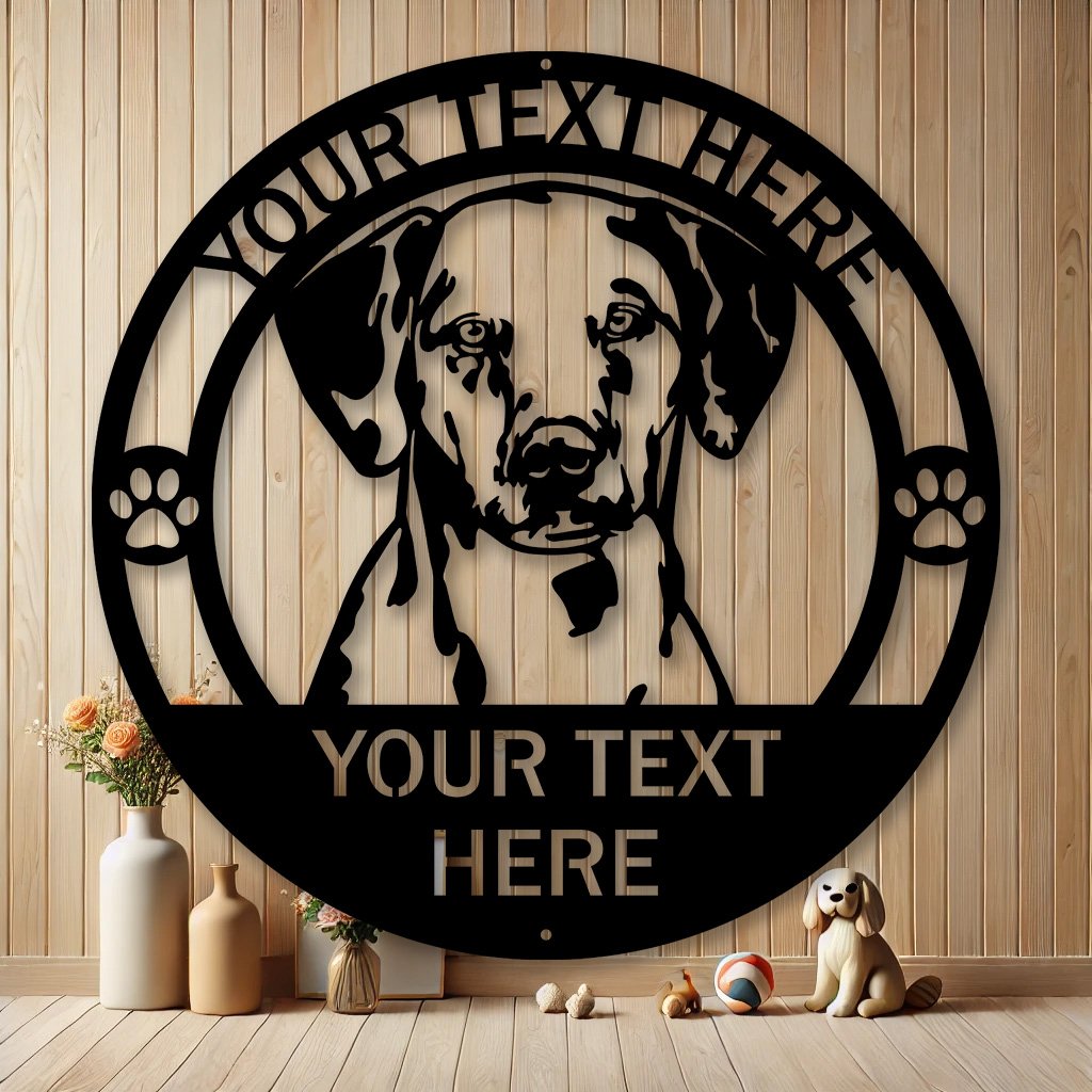 Personalized Dalmatian Metal Sign | Custom Dog Breed Gifts