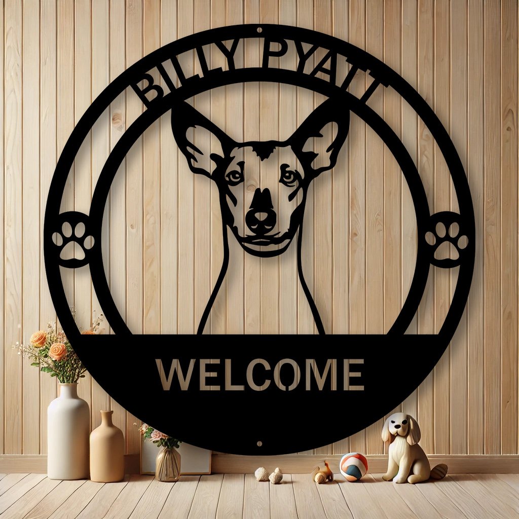Personalized Xoloitzcuinti Dog Metal Sign | Custom Dog Breed Gifts