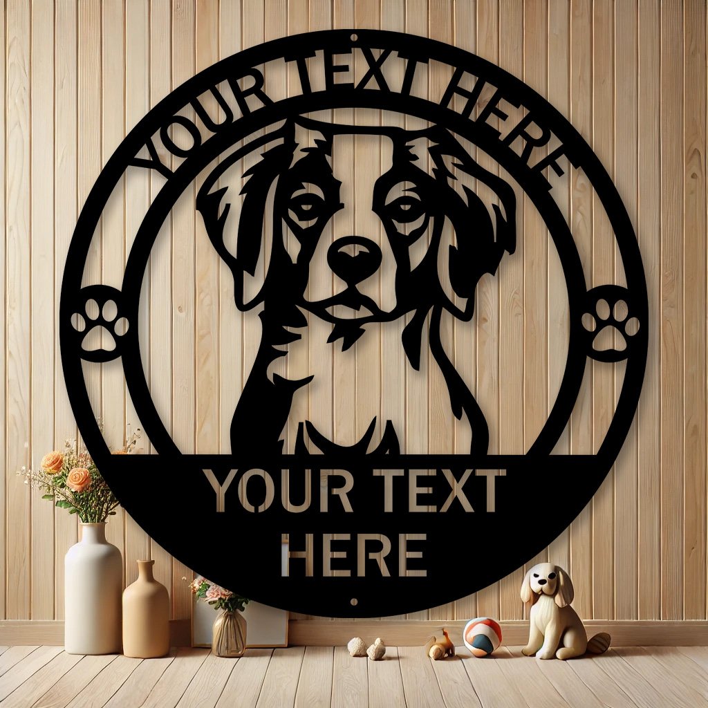 Personalized Brittany Metal Sign | Custom Dog Breed Gifts