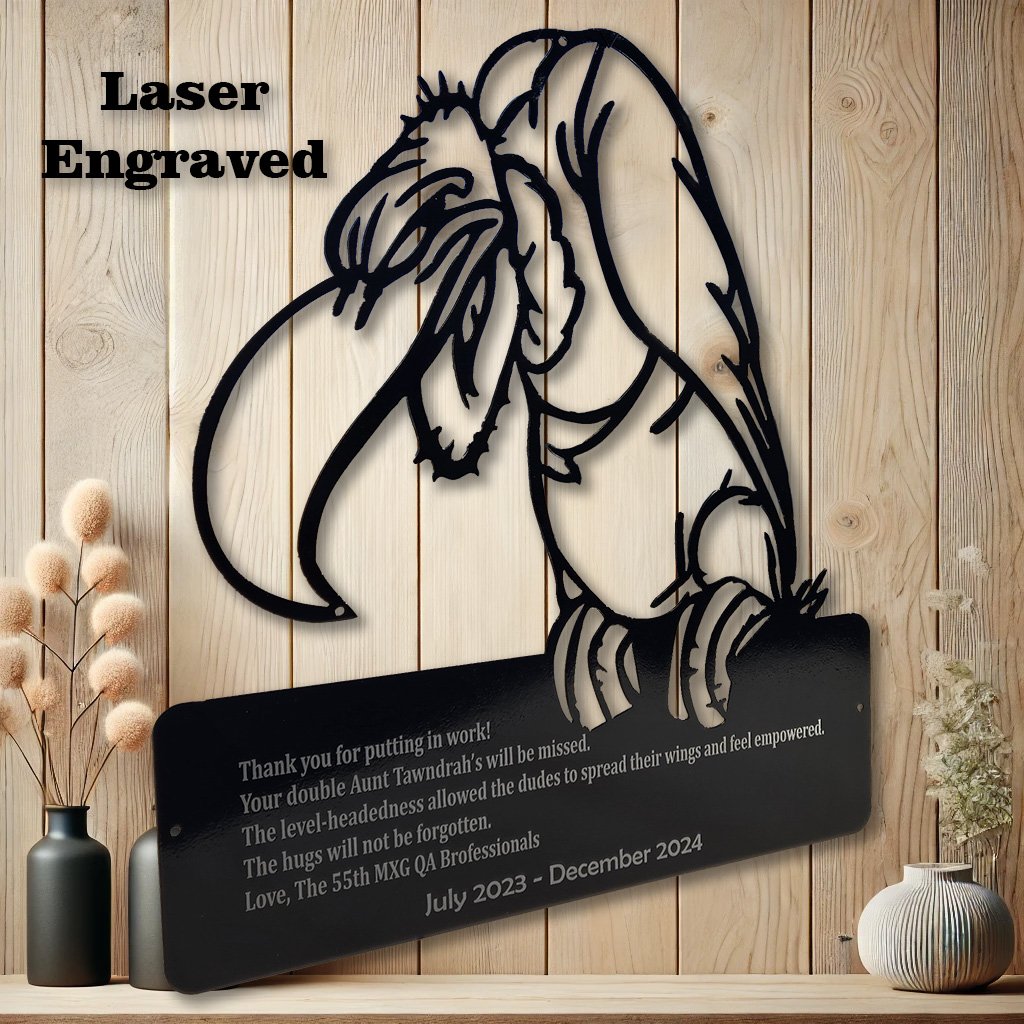 Personalized Vulture Metal Sign | Custom Home Decor