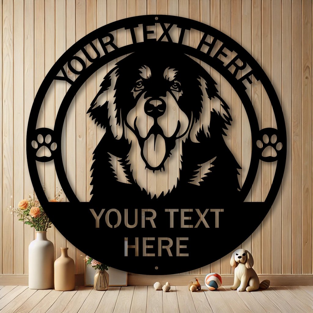Personalized Tibetan Mastiff Metal Sign | Custom Dog Breed Gifts